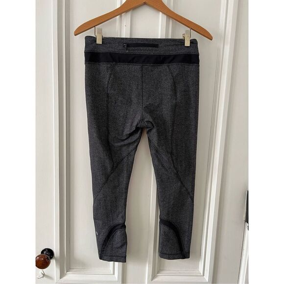Lululemon wonder under black and gray tweed like leggings 8 - Picture 5 of 6